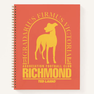 Carnet Ted Lasso AFC Richmond Gold Arched Logo
