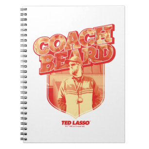 Carnet Ted Lasso   Badge de la barbe de l'entraîneur
