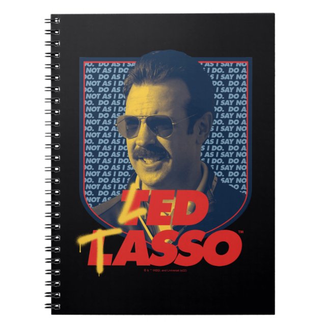 Carnet Ted Lasso | Insigne Led Tasso (Devant)