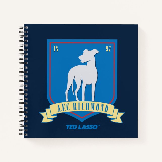 Carnet Ted Lasso | Logo de l'équipe AFC Richmond (Devant)