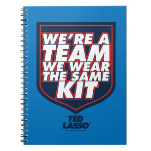 Carnet Ted Lasso   Nous sommes une équipe de typographie 