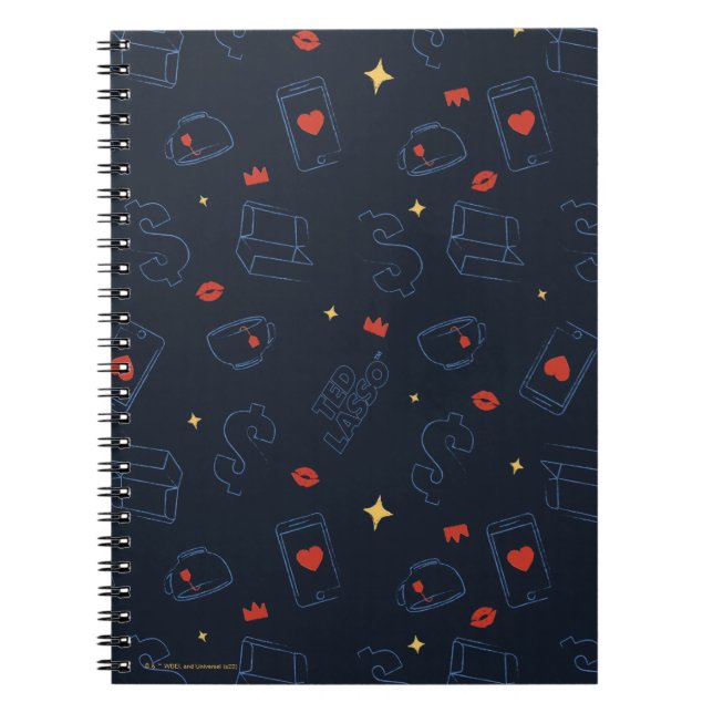 Carnet Ted Lasso | Tea et biscuit Icon Toss Motif (Devant)