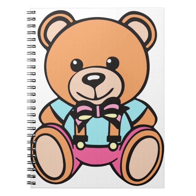 Carnet Teddy Bear Dessin (Devant)
