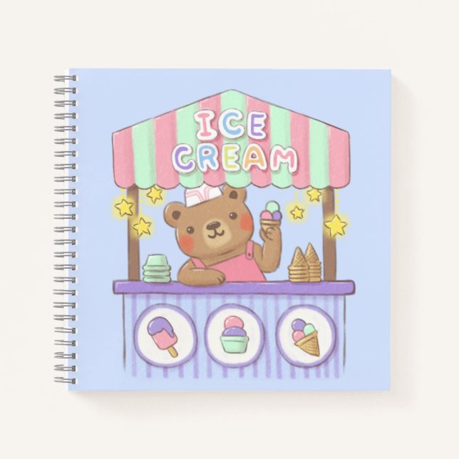 Carnet Teddy's Ice Cream Parlor (Devant)