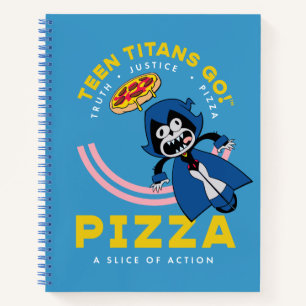 Carnet Teen Titans Go ! Corbeau "Pizza de la Justice Véri