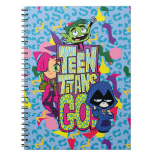 Carnet Teen Titans Go!   "Girls Girls" Animal Print Logo