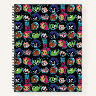Carnet Teen Titans Go !   Motif Têtes Titans