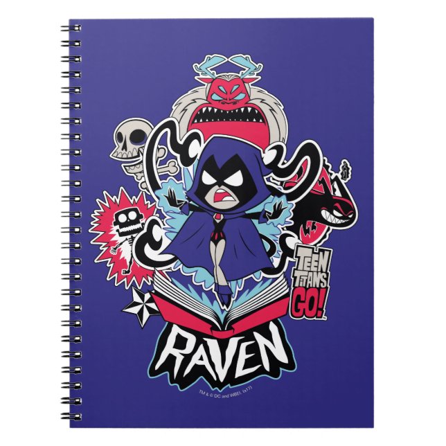 Carnet Teen Titans Go! | Pouvoirs démoniaques de Raven Gr (Devant)