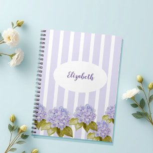 Carnet Teintes d'hortensia violet-bleu