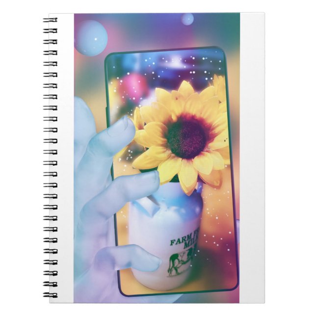 Carnet Téléphone tournesol (Devant)