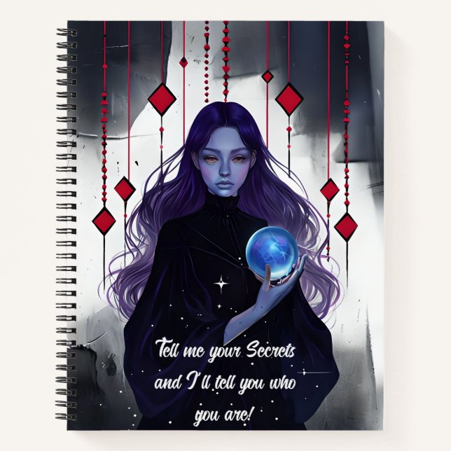 Carnet Tell me your secrets (Devant)