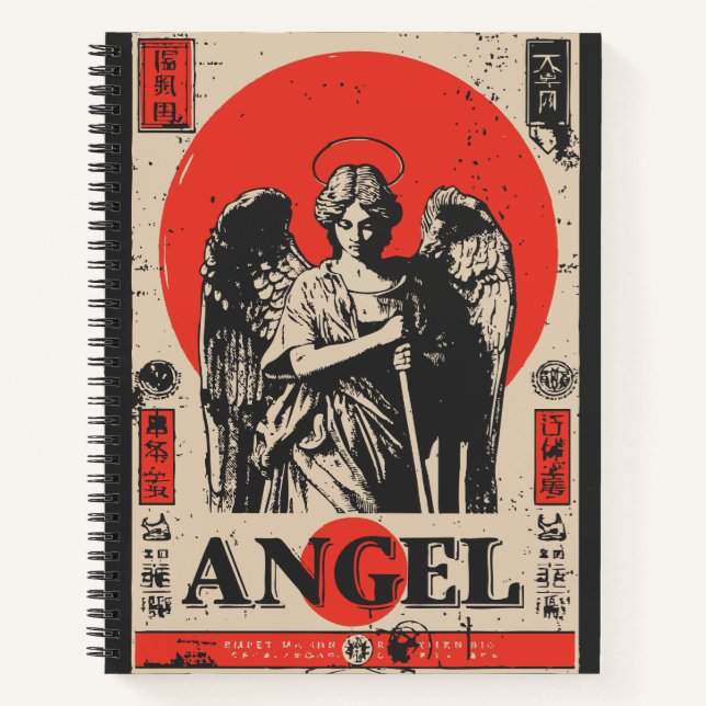 Carnet Témoin céleste - Angel radiant (Devant)
