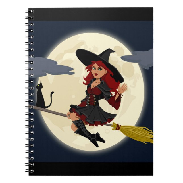 CARNET TÉMOIN HALLOWEEN REDHEADED (Devant)