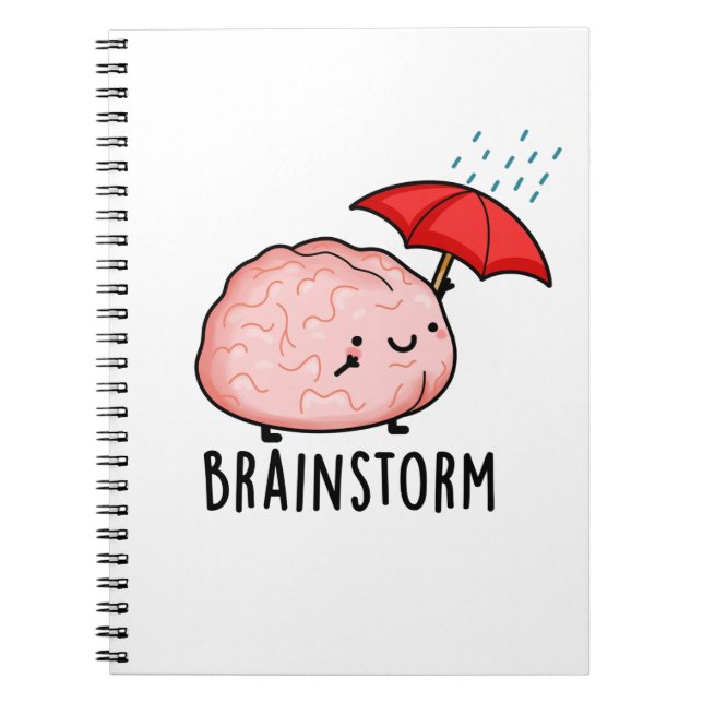 Carnet Tempête cérébrale Blague anatomique drôle  (Devant)