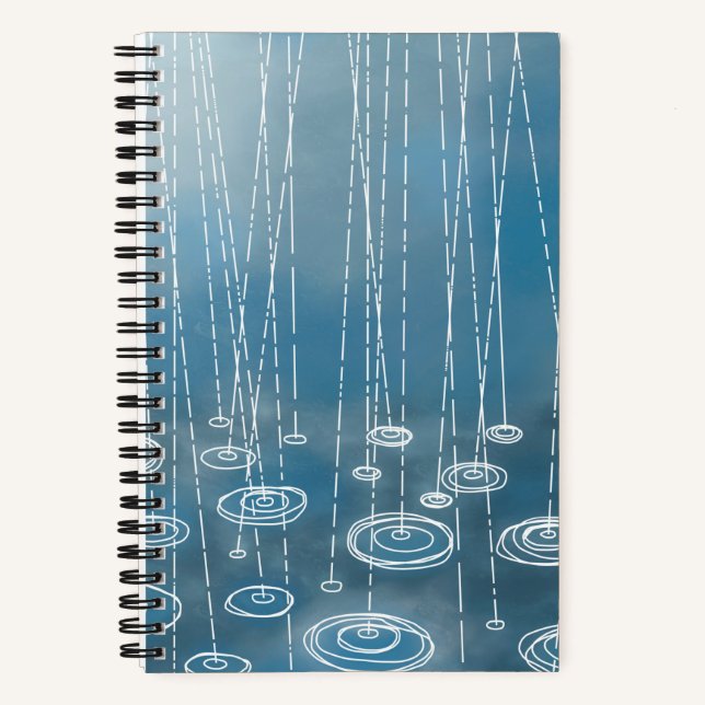 Carnet Tempête de pluie bleue (Recto)