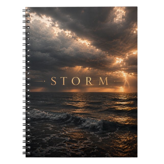 Carnet Tempête - Eaux Profondes (Devant)