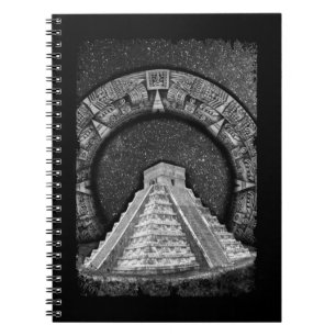 Carnet Temple de Kukulcán Pyramides mayas Calendrier aztè