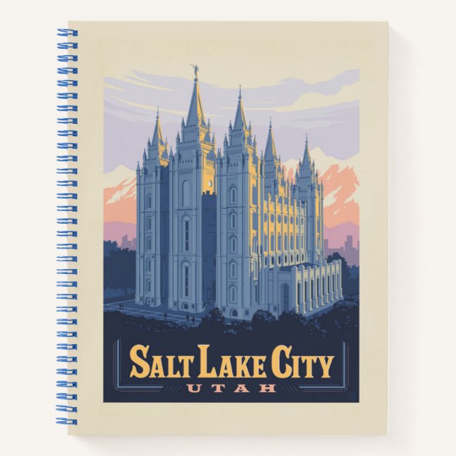 Carnet Temple de Salt Lake | Salt Lake City, Utah (Devant)