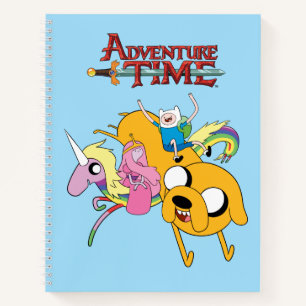 Carnet Temps d'aventure Lady, Bubblegum, Finn & Jake