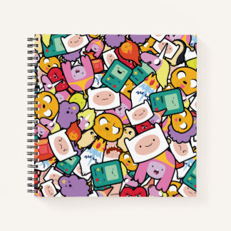 Carnet Temps d'aventure | Motif de jeu de caractères