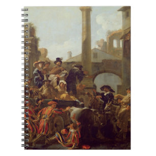 Carnet Temps de carnaval à Rome, 1653 (huile sur la
