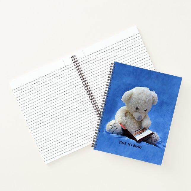 Carnet Temps de lecture de l'ours en peluche Animal en pe (Intérieur)