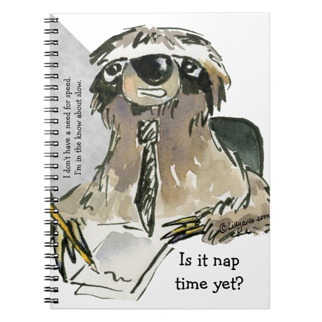 Carnet Temps de sieste de la fentes de dessin (Devant)