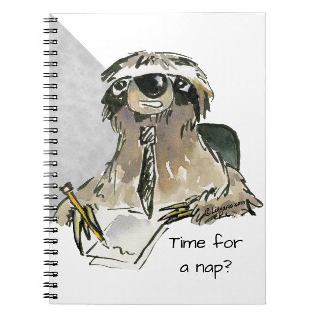 Carnet Temps de sieste de la fentes de dessin (Devant)