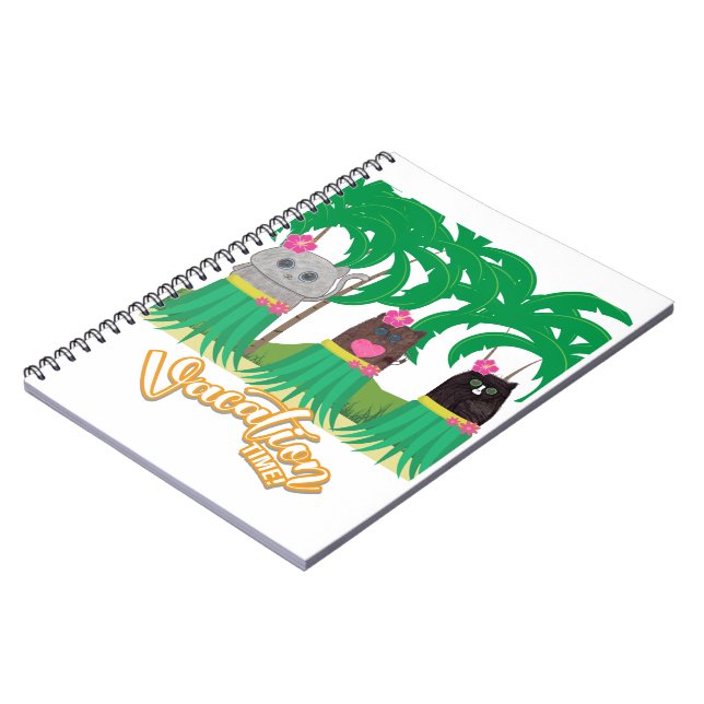 Carnet Temps de vacances Cute Kitty (Côté gauche)