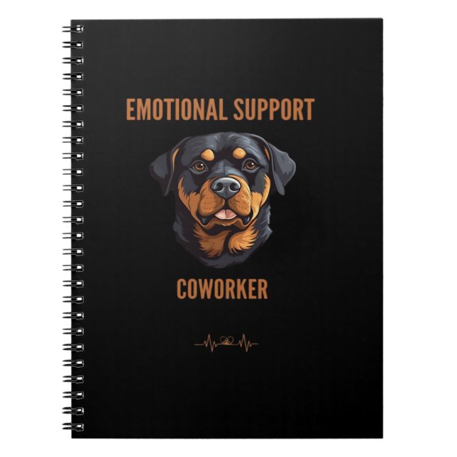 Carnet Tendance de collaborateur d'aide émotionnelle et c (Devant)