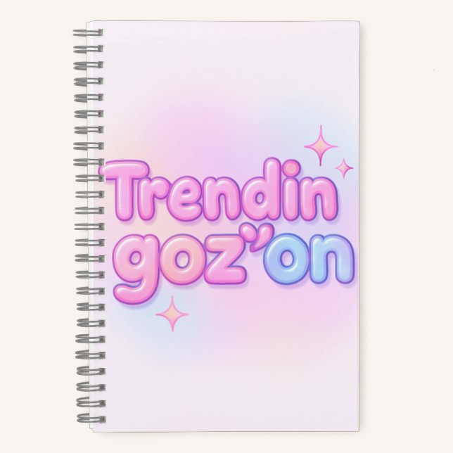 Carnet Tendance Goz’on Tie Dye Pastel (Recto)