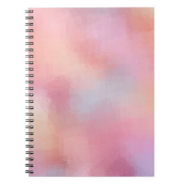 Carnet Tendance rouge rose jaune bleu pourpre vert couleu (Devant)