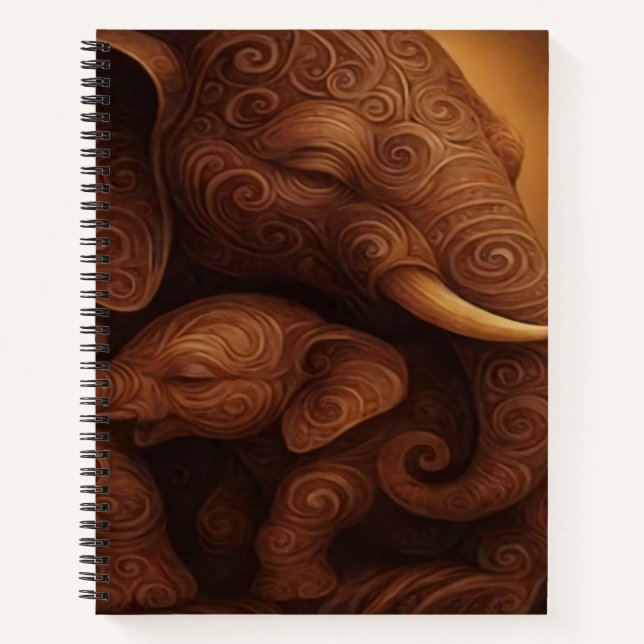 Carnet Tender Elephants  (Devant)