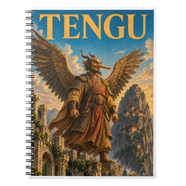 Carnet Tengu, Monstre de Fantasy Gothique (Devant)