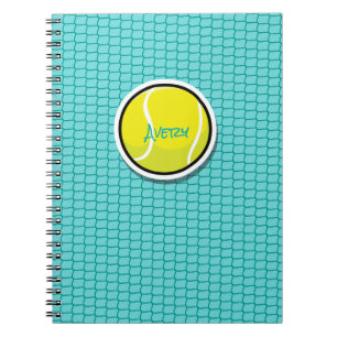 Carnet Tennis Ball Game Net NAME Sports Team Coach