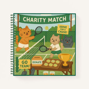 Carnet Tennis Fund Raiser pour les Amoureux de les chats