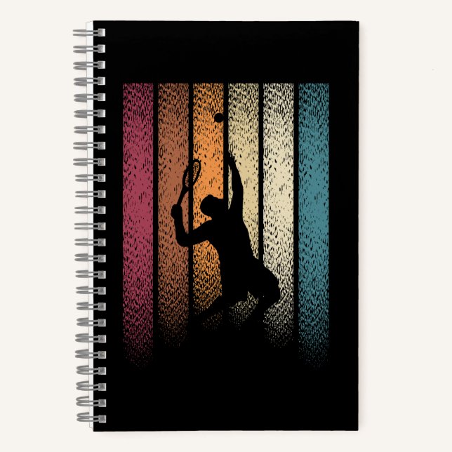 Carnet Tennis Sport Rétro Vintage (Recto)