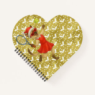 Carnet Tennis sur le thème de Noël pour les amoureux des 