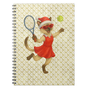 Carnet Tennis sur le thème de Noël pour les amoureux des 