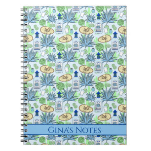 Carnet Tequila Drinker Blue Agave Plantes et Sombreros