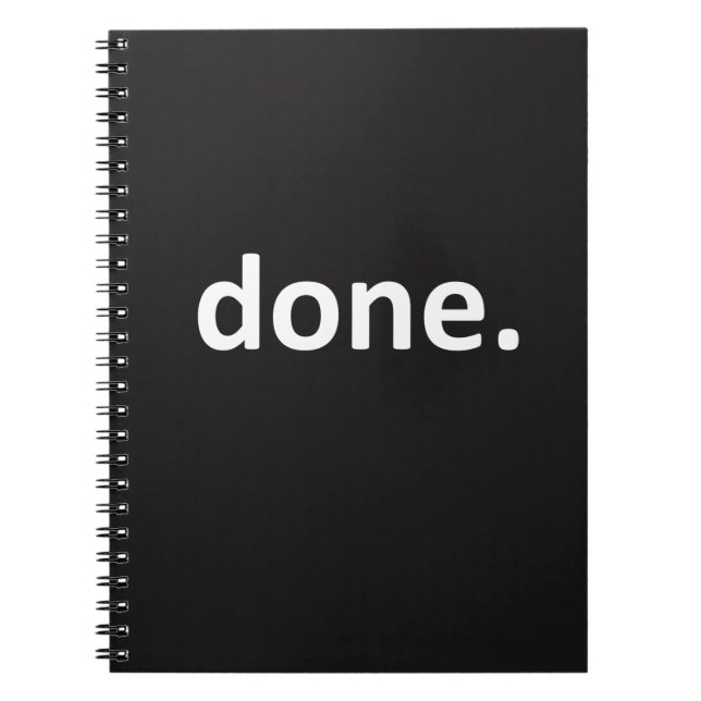 Carnet Terminé (Devant)