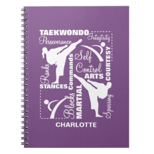Carnet Terminologie des sports d'arts martiaux de Taekwon