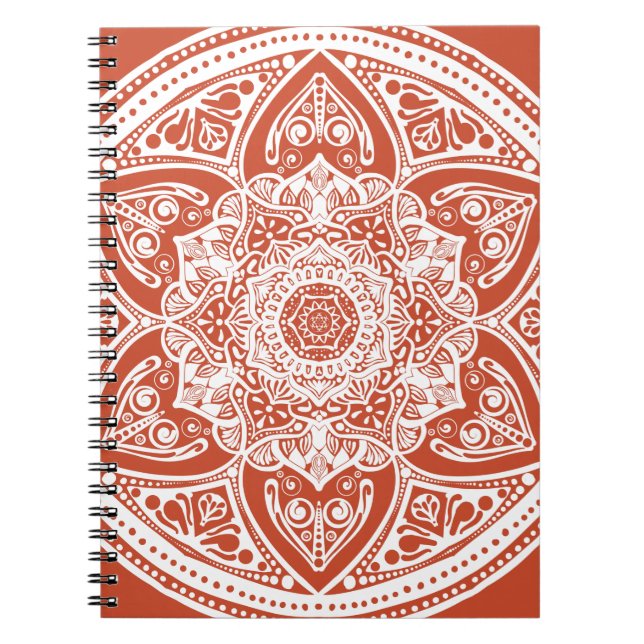 Carnet Terracotta Mandala (Devant)