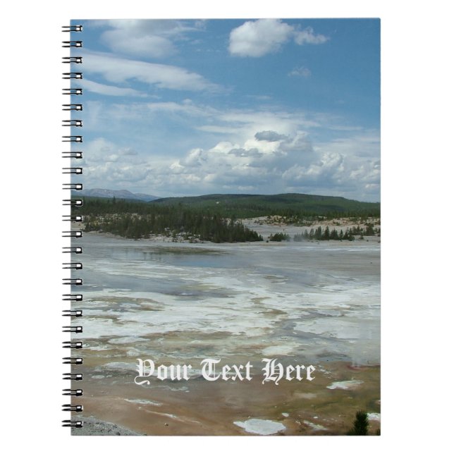 Carnet Terrain chaud du parc national Yellowstone, geyser (Devant)