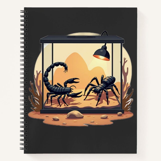 Carnet Terrarium pour scorpion Habitat (Devant)