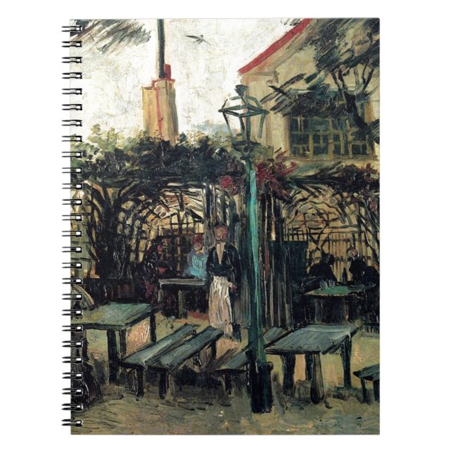 Carnet Terrasse d'un Café sur Montmartre La Guinguette (Devant)