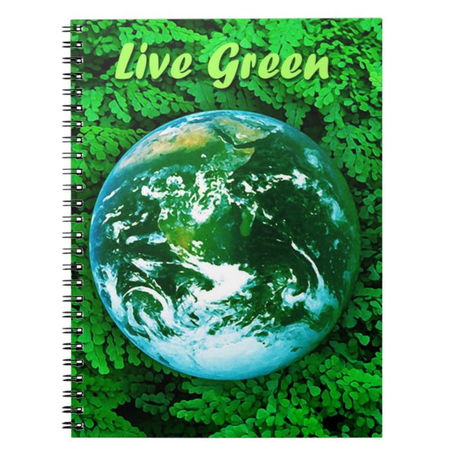 Carnet Terre verte - conscience écologique (Devant)