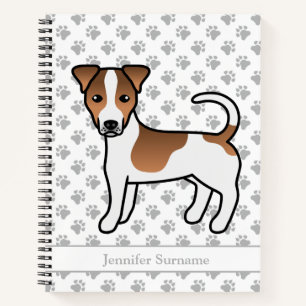 Carnet Terrier Jack Russell à poil lisse marron Chien & N