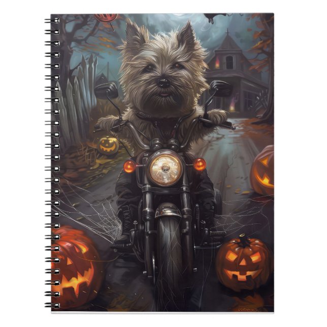 Carnet Tervueren Cairn à moto Halloween effrayant (Devant)
