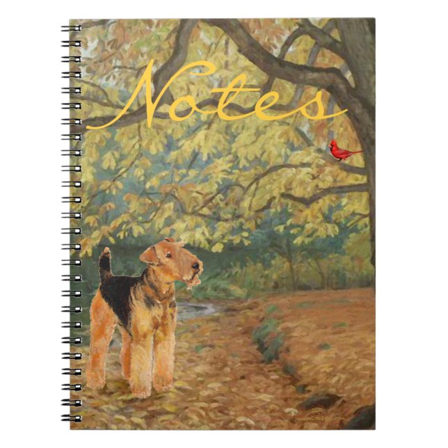 Carnet Tervueren Terrier Ornithologie (Devant)